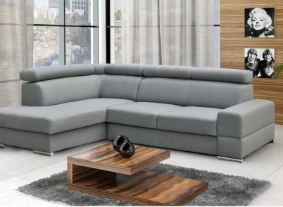 High-quality living room sofa corner sofa L-shape bed function fabric modern couches